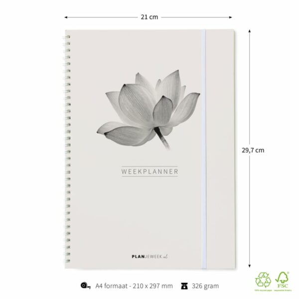 Voordeelset 3 Prikkelarme Lotus planboekjes 3